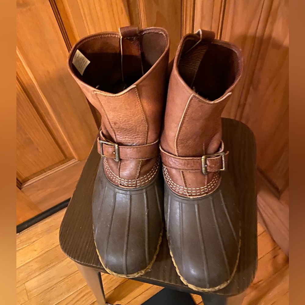 L.L.Bean Bean Boots Men’s Size 13 Brown Leather Duck Boots